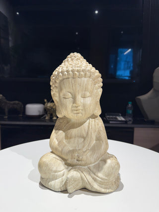 Baby Buddha Figurine (stone finish )