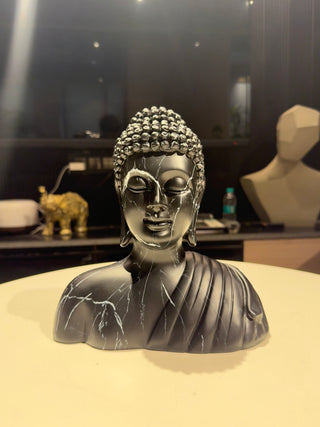 Buddha Figurine Marble Finish