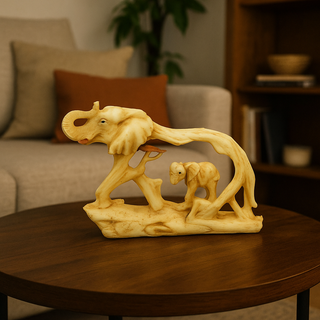 ABSTRACT ELEPHANT CUTOUT  STATUE