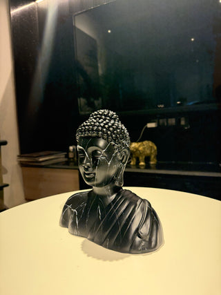 Buddha Figurine Marble Finish