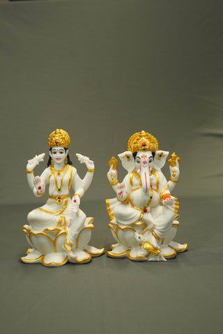 LAKSHMI AND GANESHA STATUE