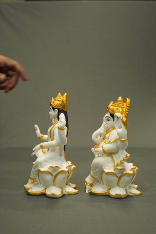 LAKSHMI AND GANESHA STATUE
