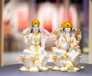 LAKSHMI AND GANESHA STATUE