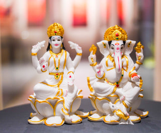 LAKSHMI AND GANESHA STATUE
