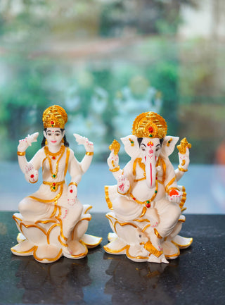 LAKSHMI AND GANESHA STATUE