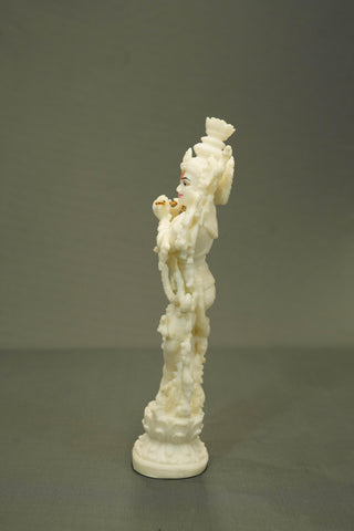 CARVED KRISHNA STATUE