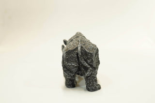 STONE EFFECT RHINOCEROS  STATUE