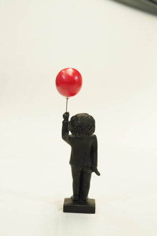 HAPPY CHILD WITH BALOON  STATUE