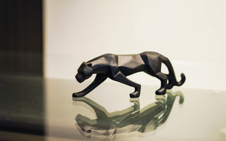 ABSTRACT  PANTHER STATUE