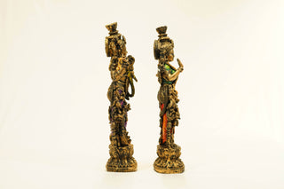 CARVED RADHA KRISHNA STATUE