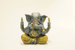 CARVED GANESHA STATUE
