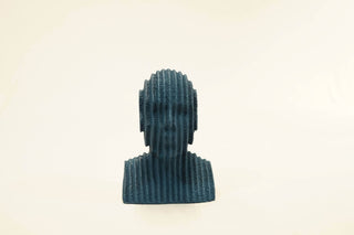 ABSTRACT MUTLILAYERED  BUST  STATUE