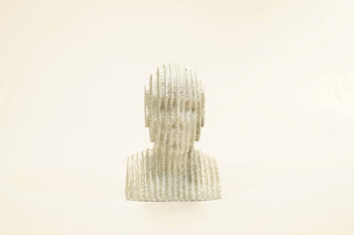 ABSTRACT MUTLILAYERED  BUST  STATUE