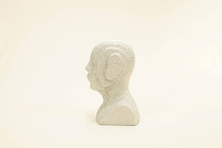 ABSTRACT MUTLILAYERED  BUST  STATUE