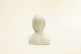 ABSTRACT MUTLILAYERED  BUST  STATUE