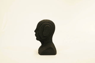 ABSTRACT MUTLILAYERED  BUST  STATUE