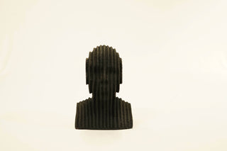 ABSTRACT MUTLILAYERED  BUST  STATUE