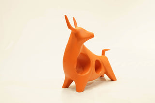 ABSTRACT BULL STATUE