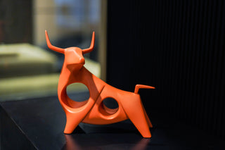 ABSTRACT BULL STATUE