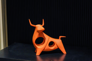 ABSTRACT BULL STATUE