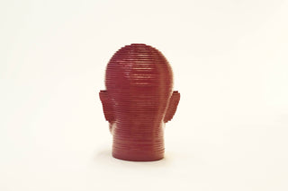 ABSTRACT MUTLILAYERED FACE  STATUE