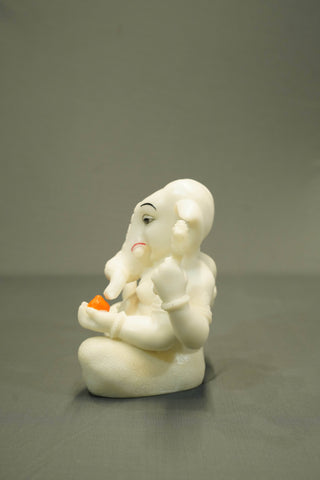 CARVED GANESHA STATUE