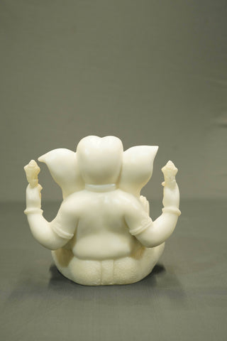 CARVED GANESHA STATUE