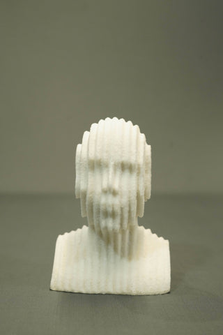 ABSTRACT MULTILAYERED BUST STATUE