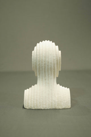 ABSTRACT MULTILAYERED BUST STATUE