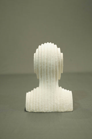 ABSTRACT MULTILAYERED BUST STATUE