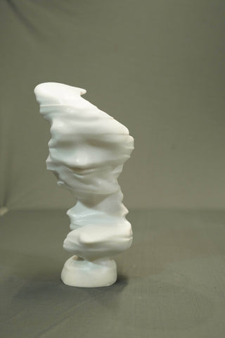 ABSTRACT DOUBLE FACE STATUE