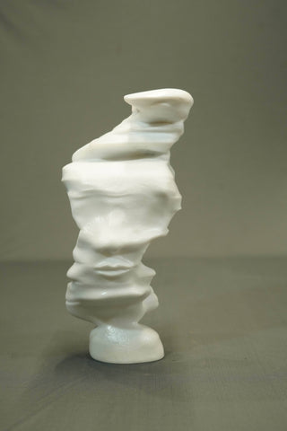 ABSTRACT DOUBLE FACE STATUE