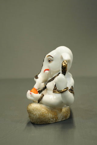CARVED GANESHA STATUE