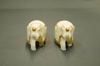 CARVED ELEPHANT STATUE