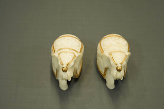 CARVED ELEPHANT STATUE