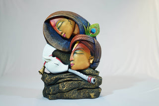 ABSTRACT RADHA KRISHNA STATUE