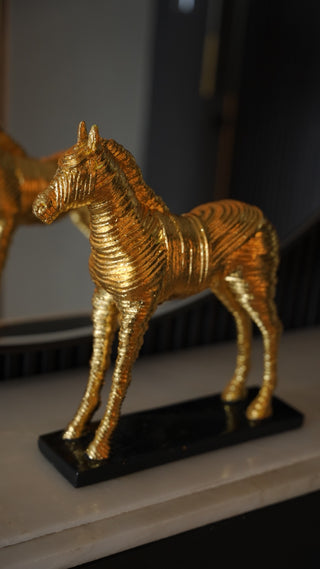 Sculpted Horse Golden
