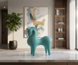 ABSTRACT HORSE FIGRUINE